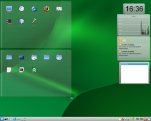 Mein aktueller Desktop unter openSUSE